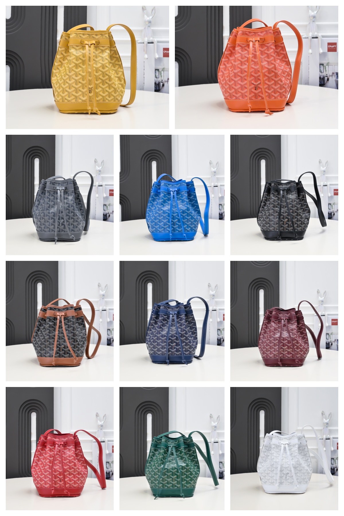 Goyard tit flot bucket bag